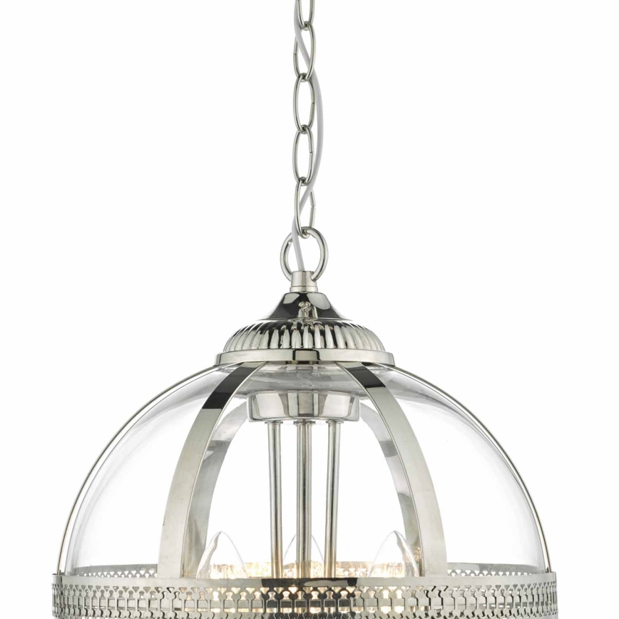Där Lighting VAN0338 - Lustre com corrente VANESSA 3xE14/40W/230V cromo brilhante