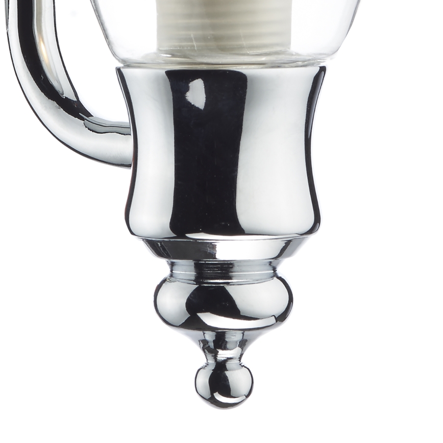 Där Lighting VES0750 - Aplique de parede para casa de banho VESTRY 1xG9/25W/230V IP44 cromado brilhante