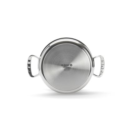 De Buyer 3427.24 - Caçarola com tampa MILADY 24 cm em aço inoxidável