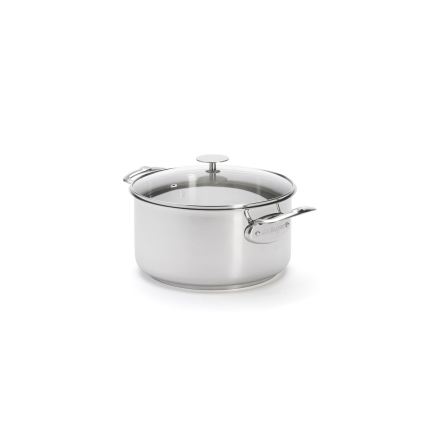 De Buyer 3427.24 - Caçarola com tampa MILADY 24 cm em aço inoxidável
