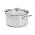 De Buyer 3427.28 - Caçarola com tampa MILADY 28 cm, em aço inoxidável