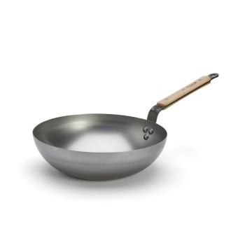 De Buyer 5717.28 - Frigideira Wok MINERAL B BOIS 28 cm