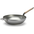 De Buyer 5717.32 - Frigideira Wok MINERAL B BOIS 32 cm