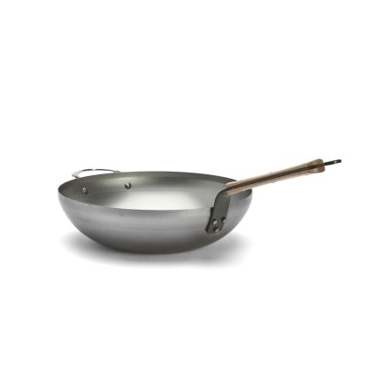 De Buyer 5717.32 - Frigideira Wok MINERAL B BOIS 32 cm
