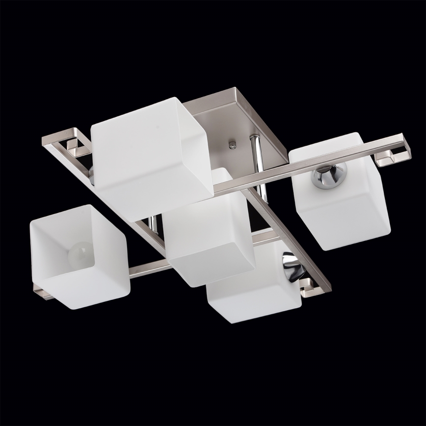 De Markt - Candelabro pendente ALPHA 5xE14/60W/230V angular