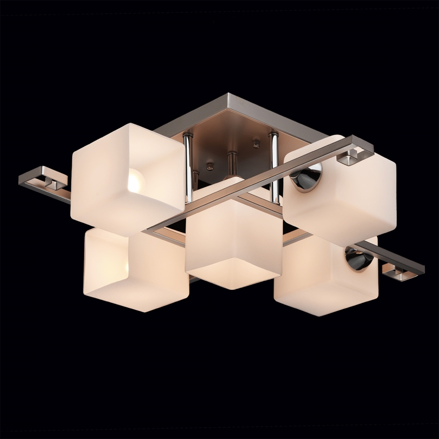 De Markt - Candelabro pendente ALPHA 5xE14/60W/230V angular