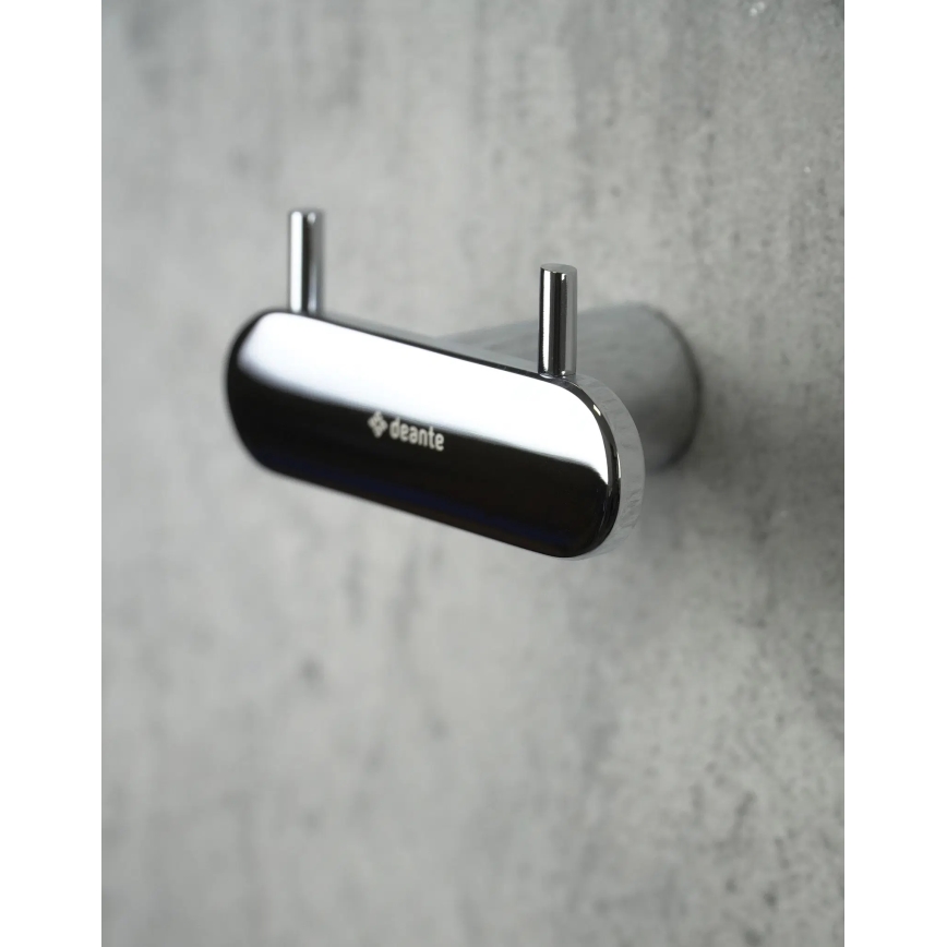 Deante ADR_0121 - Gancho de parede ROUND cromado brilhante