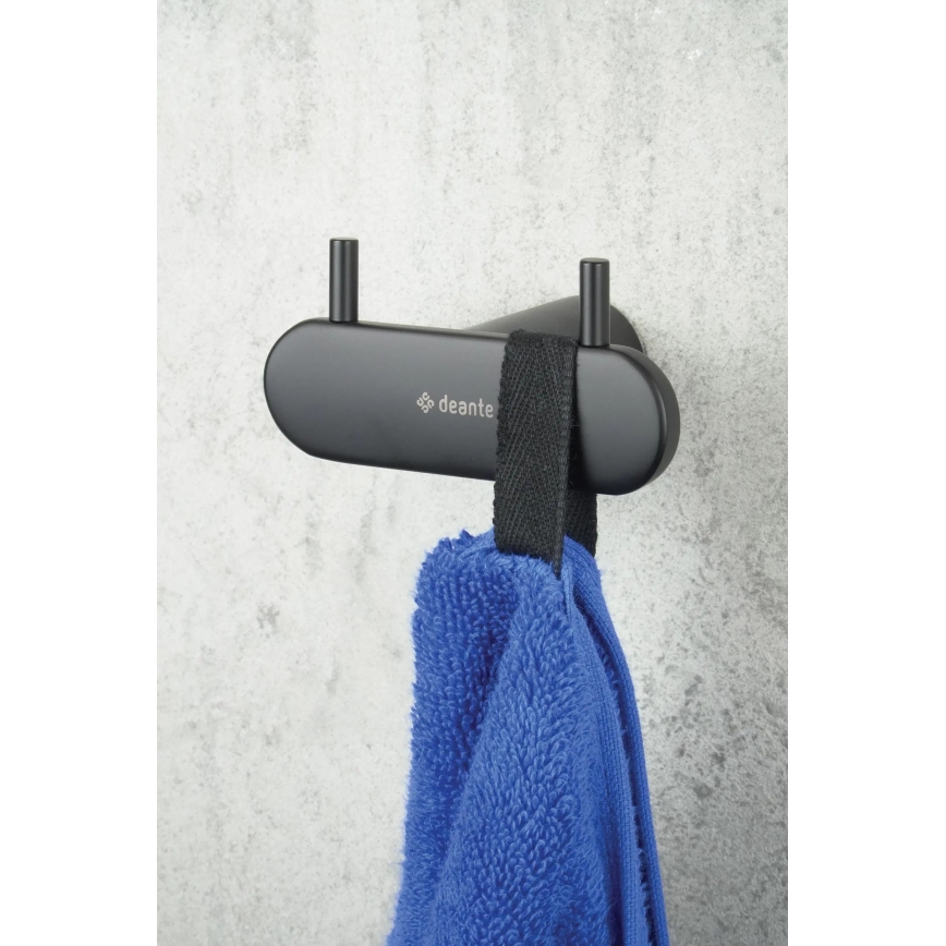 Deante ADR_N121 - Gancho de parede ROUND preto