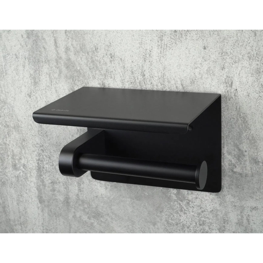 Deante ADR_N221 - Suporte para papel higiénico ROUND preto