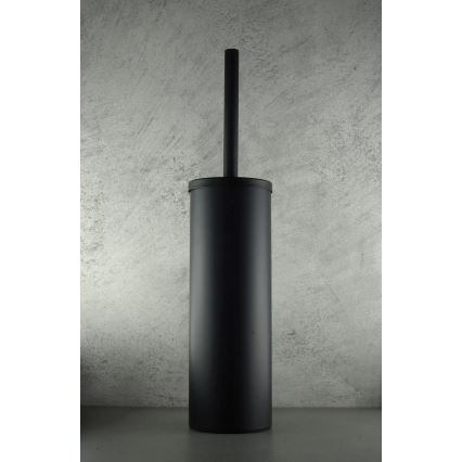 Deante ADR_N712 - Escova de WC de pé ROUND preta