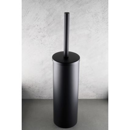 Deante ADR_N712 - Escova de WC de pé ROUND preta