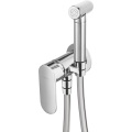 Deante BGA_034M - Misturador para bidé com duchinha para instalação encastrada ALPINIA cromo brilhante