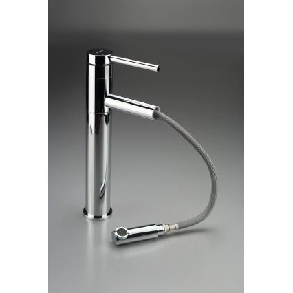 Deante BGE_022K - Misturadora de lavatório com bica extraível ORA, 30,9 cm, cromado brilhante