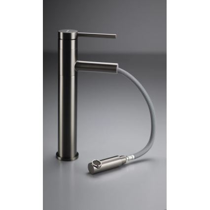 Deante BGE_D22K - Torneira para lavatório com chuveiro extraível ORA 30,9 cm titânio