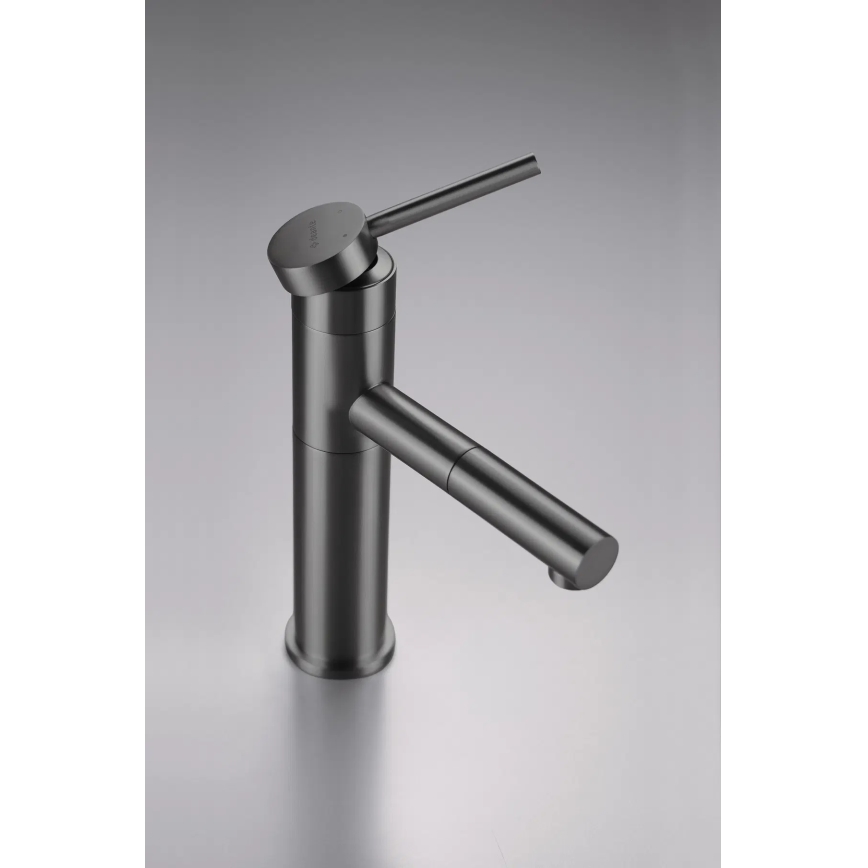 Deante BGE_D22M - Misturador para lavatório com ducha extraível ORA 22,9 cm titânio