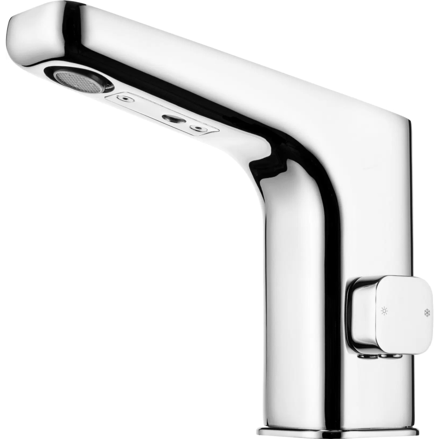 Deante BQH_029V - Torneira de lavatório com regulação de temperatura HIACYNT 230/6V cromado brilhante