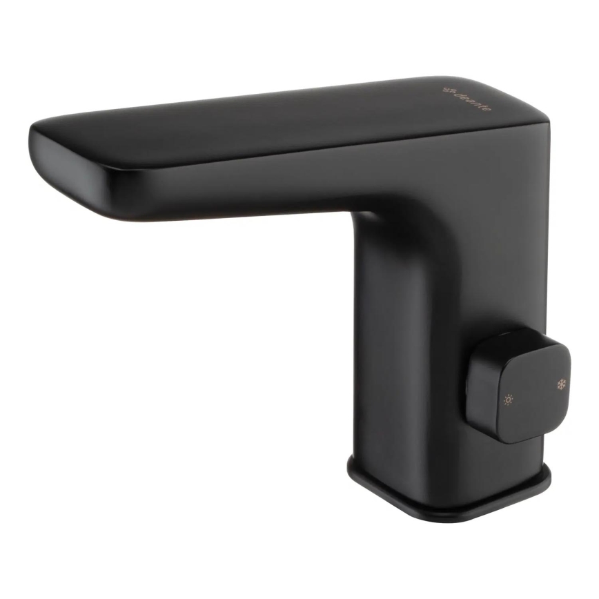 Deante BQH_N29V - Torneira de lavatório sem contato com regulação de temperatura HIACYNT 230/6V preta