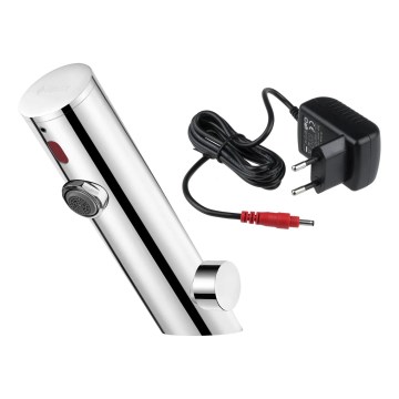 Deante BQR_P29V - Torneira de lavatório com regulação de temperatura SENSE 230/6V aço polido