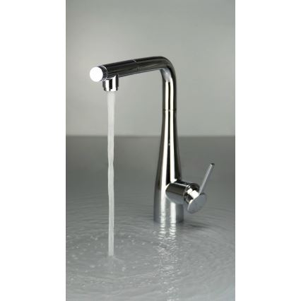 Deante BRE_075M - Torneira de cozinha com chuveiro extraível ERIDAN cromo brilhante