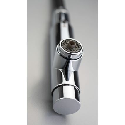 Deante BRE_075M - Torneira de cozinha com chuveiro extraível ERIDAN cromo brilhante