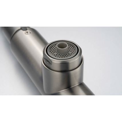 Deante BRE_D75M - Torneira de lavatório com pulverizador extensível ERIDAN titânio