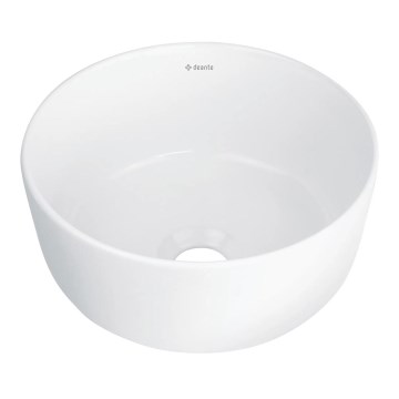 Deante CDJ_6U2S - Lavatório de encastre JASMIN diâmetro 28 cm cerâmica/branco
