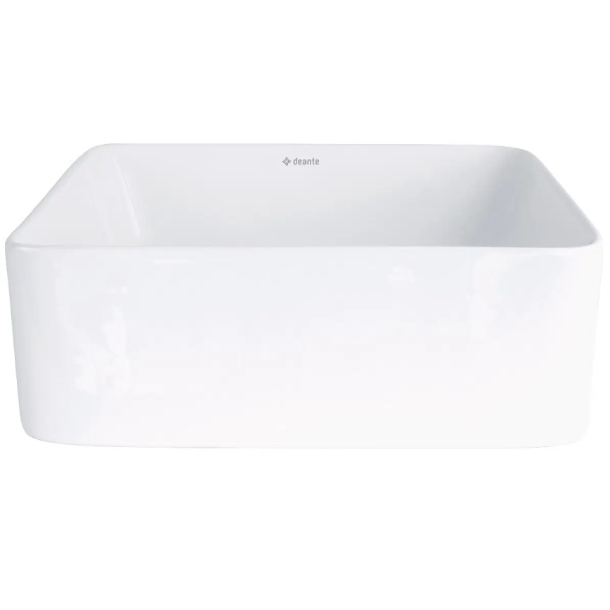 Deante CDJ_6U3S - Lavatório de bancada JASMIN 34,5x34,5 cm cerâmica/branco