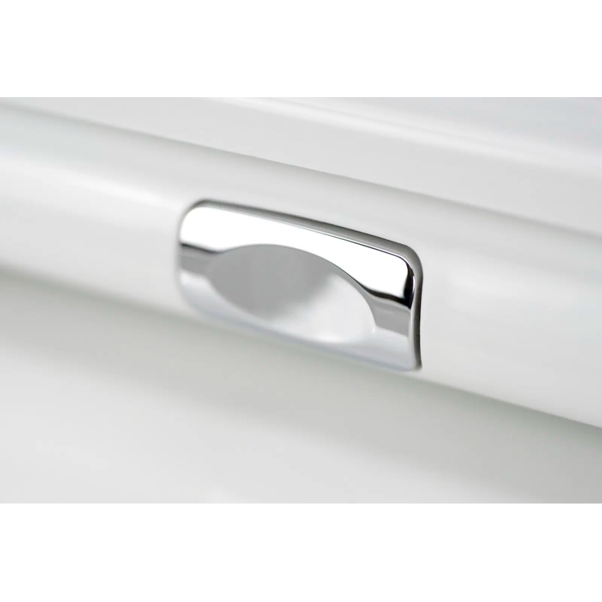 Deante CDJD6RPS - Vaso sanitário de chão JASMIN com assento, em cerâmica branca