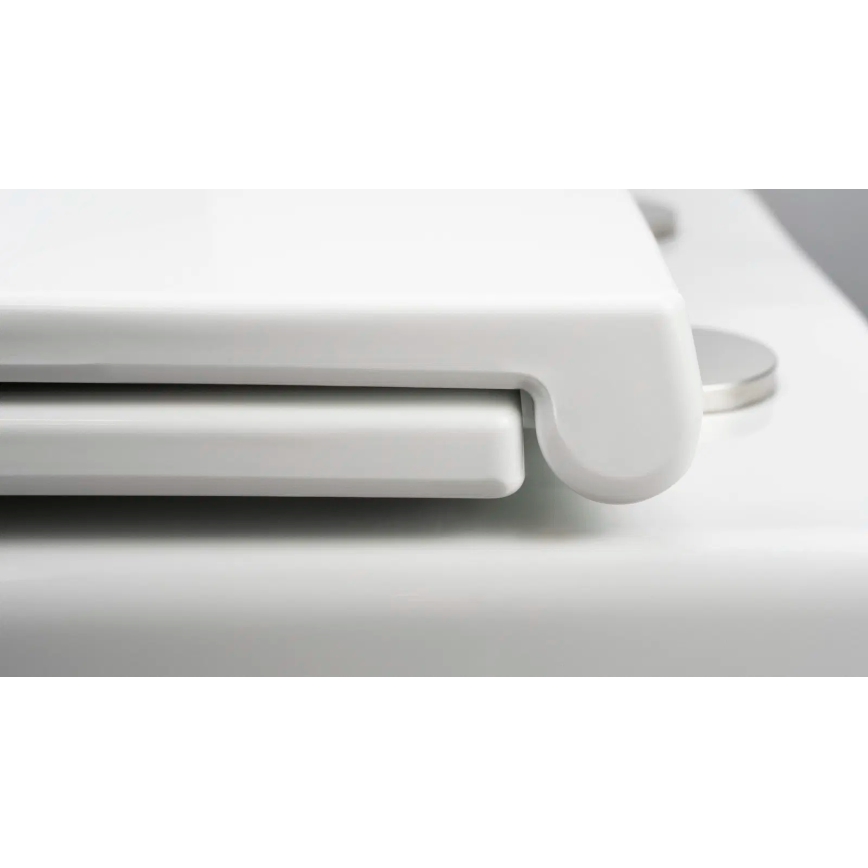 Deante CGRD6ZPW - Sanita suspensa com assento SoftClose redondo, cerâmica/branco