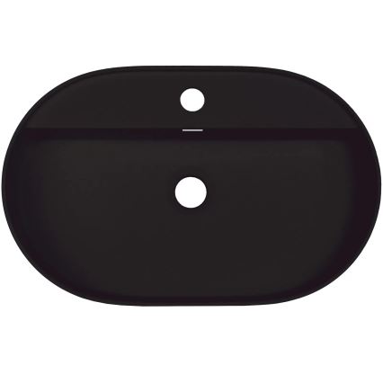 Deante CQS_NU6B - Lavatório de bancada com orifício para misturadora SILIA 35x55 cm granito/preto