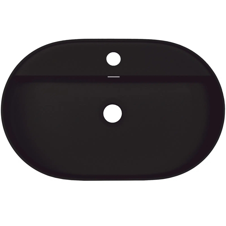 Deante CQS_NU6B - Lavatório de bancada com orifício para misturadora SILIA 35x55 cm granito/preto