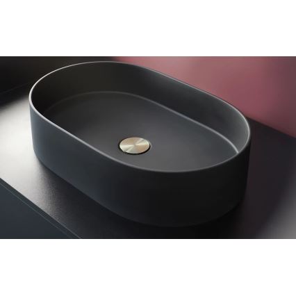 Deante CQS_NU6S - Lavatório de bancada SILIA 35x55 cm granito/preto