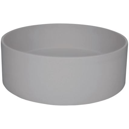 Deante CQS_SU4S - Lavatório de bancada SILIA Ø 36 cm granito/cinzento metálico