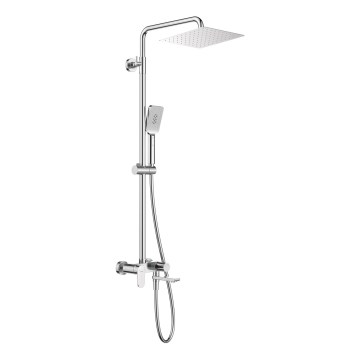 Deante NAC_01AM - Conjunto de duche com misturador ALPINIA, acabamento cromado brilhante