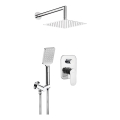 Deante NAC_09LP - Conjunto de duche com misturador encastrado ALPINIA cromo brilhante