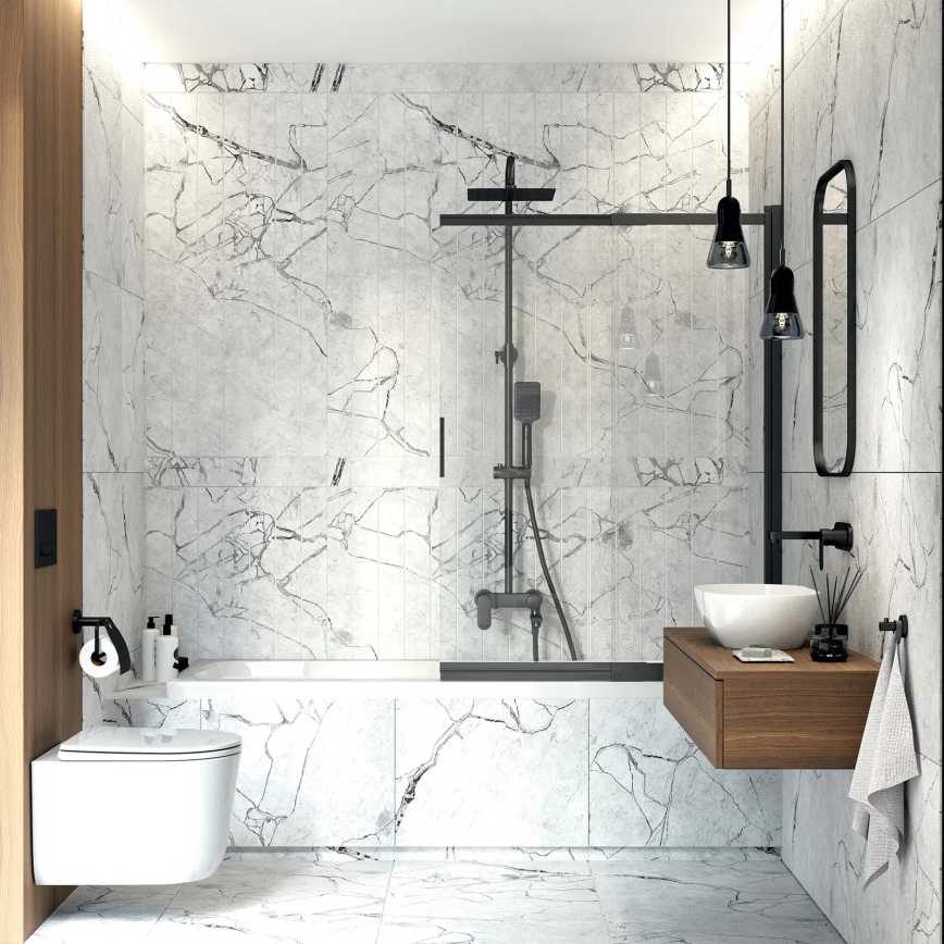 Deante NAC_N1AM - Conjunto de duche com misturador ALPINIA preto