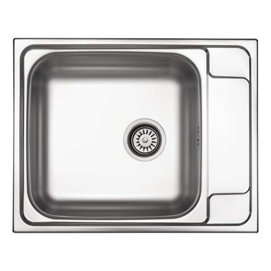 Deante ZEO_011B - Lava-loiça de cozinha SOUL 50x63 cm cetim