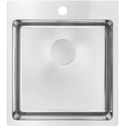 Deante ZPO_010A - Lava-loiça de cozinha OLFATO 50,5x45 cm escovado aço