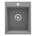 Deante ZRC_S103 - Lava-loiça de cozinha CORIO 50x40 cm granito/cinzento metálico