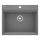 Deante ZRC_S10A - Lava-loiça de cozinha CORIO 50x60 cm granito/cinzento metálico