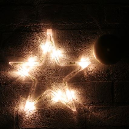 Decoração para janela 8xLED/3xAA