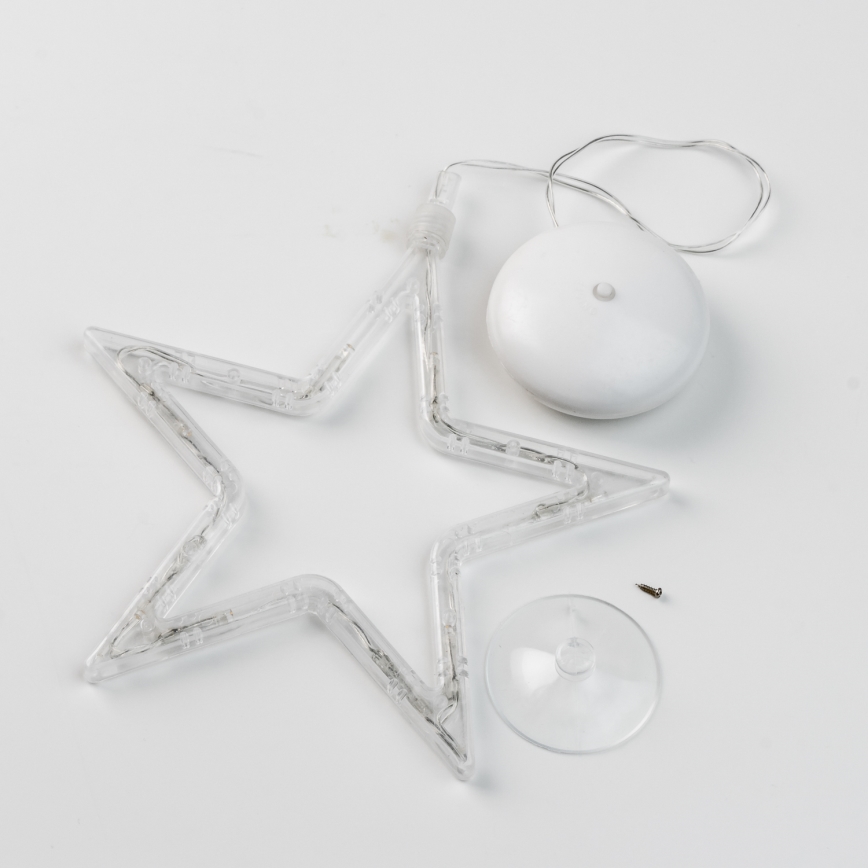 Decoração para janela 8xLED/3xAA