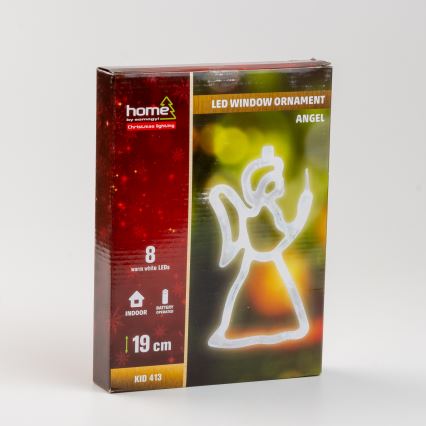 Decoração para janela 8xLED/3xAA