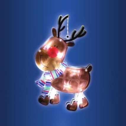 Decoração de janela de natal em LED 10xLED/3xAAA