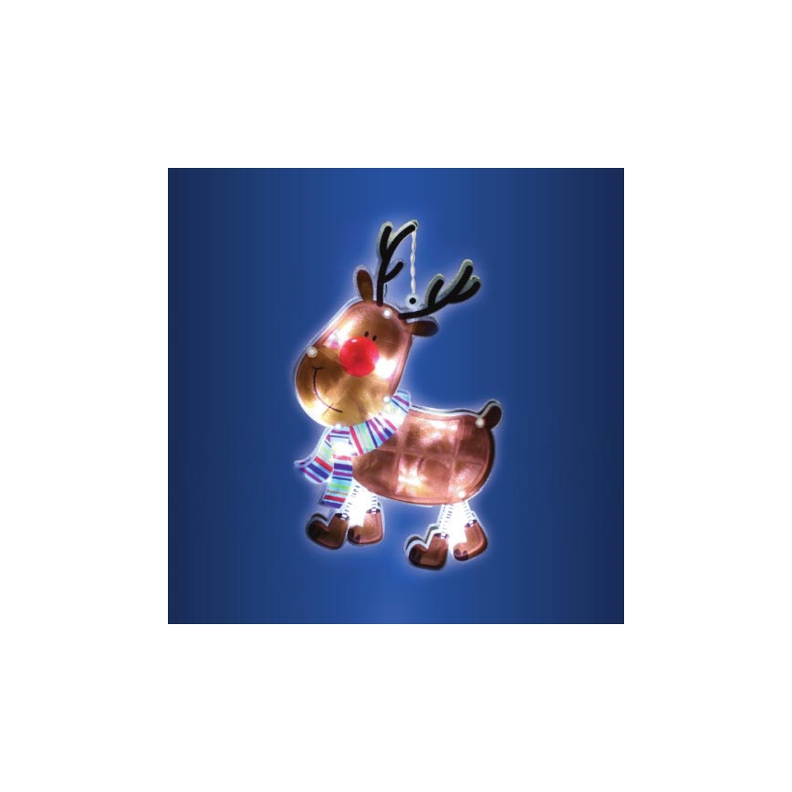 Decoração de janela de natal em LED 10xLED/3xAAA