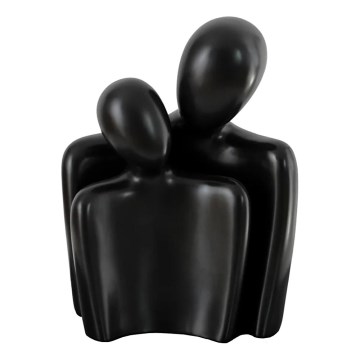 Decoração de mesa 20x5,5x14,5 cm preta