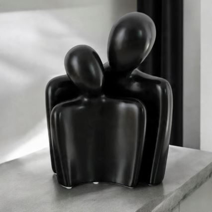 Decoração de mesa 20x5,5x14,5 cm preta