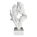 Decoração de mesa 29x9x17 cm resina/branco