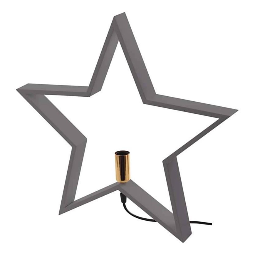 Decoração de Natal 1xE14/230V cinzento