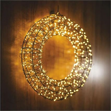 Decoração de Natal em LED, 480 LEDs, 230 V, Ø 38 cm